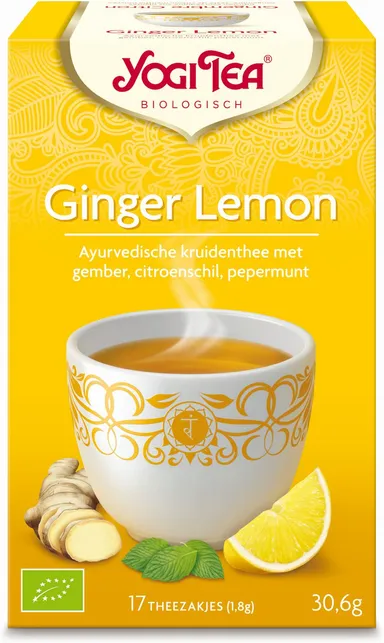 Yogi Tea Biologische Kruidenthee Ginger Lemon 17 Theezakjes