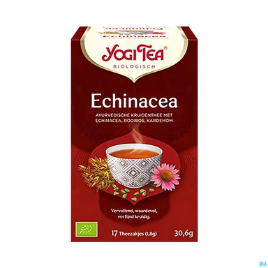 Yogi Tea Infusion Echinacée Bio 17 Sachets