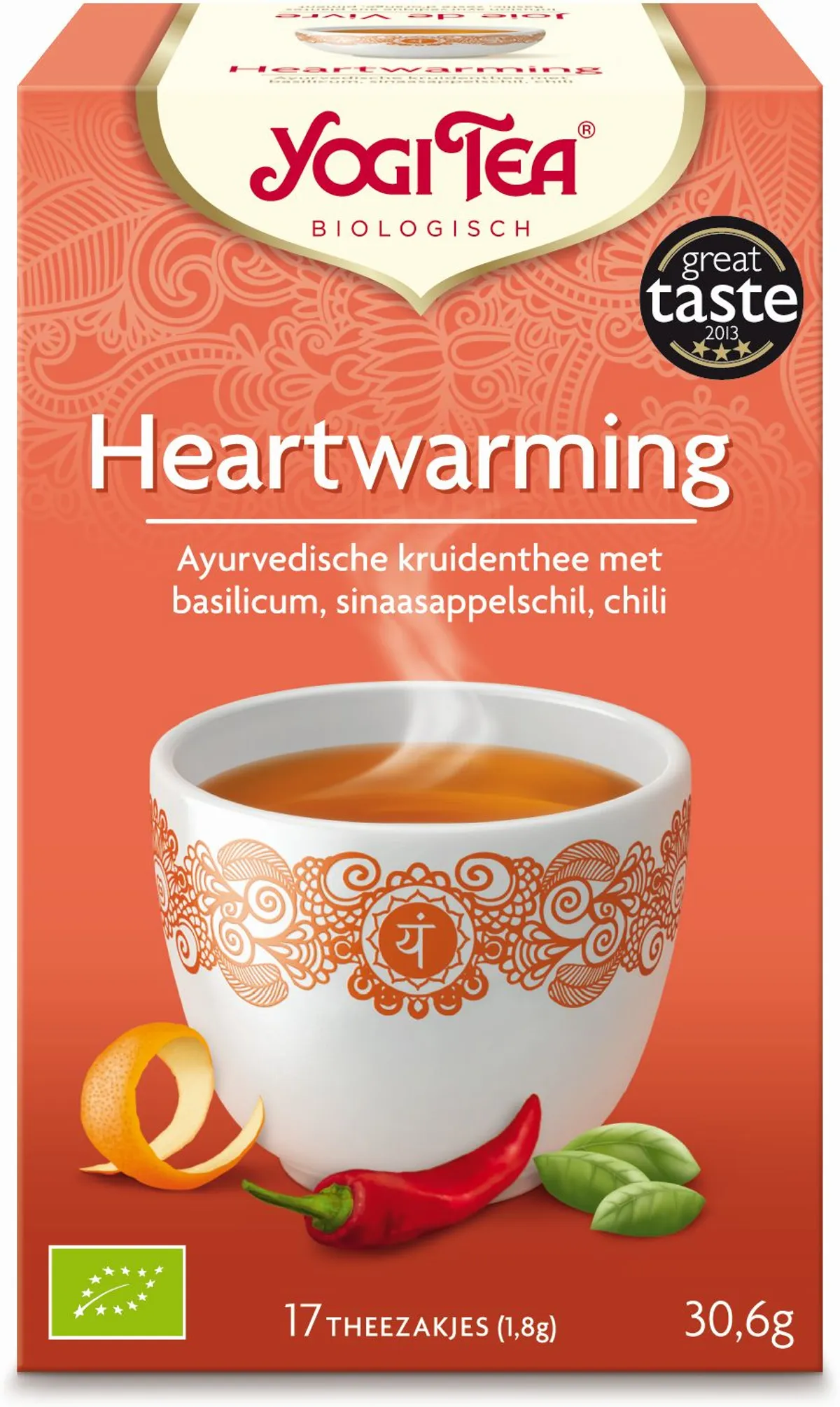 Yogi Tea Kruidenthee Heartwarming Bio 17 Theezakjes