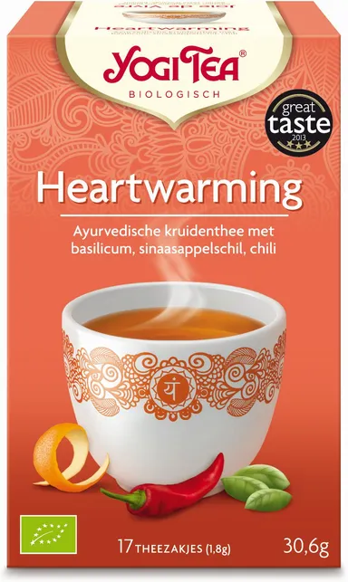 Yogi Tea Kruidenthee Heartwarming Bio 17 Theezakjes