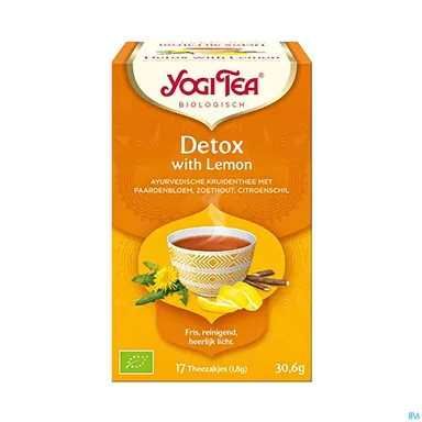 Yogi Tea Infusion Detox Citron Bio 17 Sachets