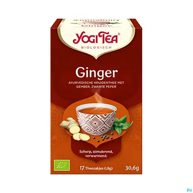 Yogi Tea Infusion Gingembre Bio 17 Sachets