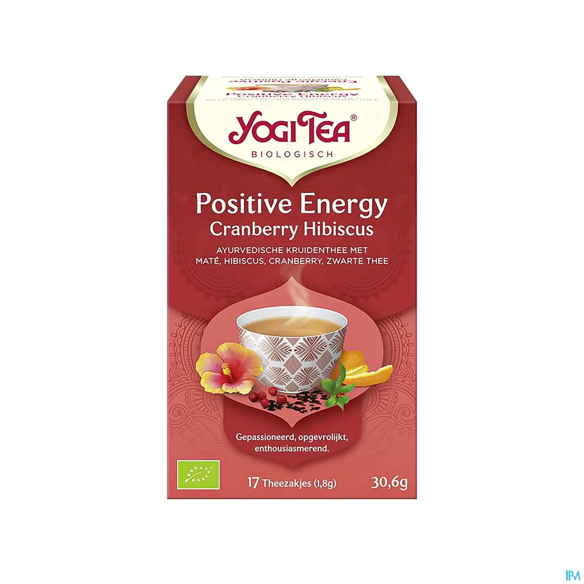 Yogi Tea Infusion Energie Positive Bio 17 Sachets
