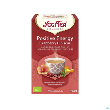 Yogi Tea Infusion Energie Positive Bio 17 Sachets