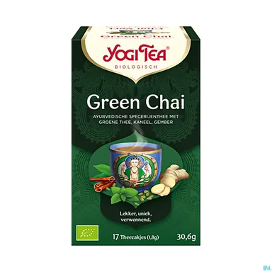 Yogi Tea Infusion Chai Vert Bio 17 Sachets