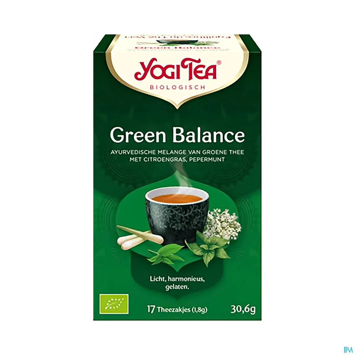Yogi Tea Infusion Equilibre Du Thé Vert Bio 17 Sachets