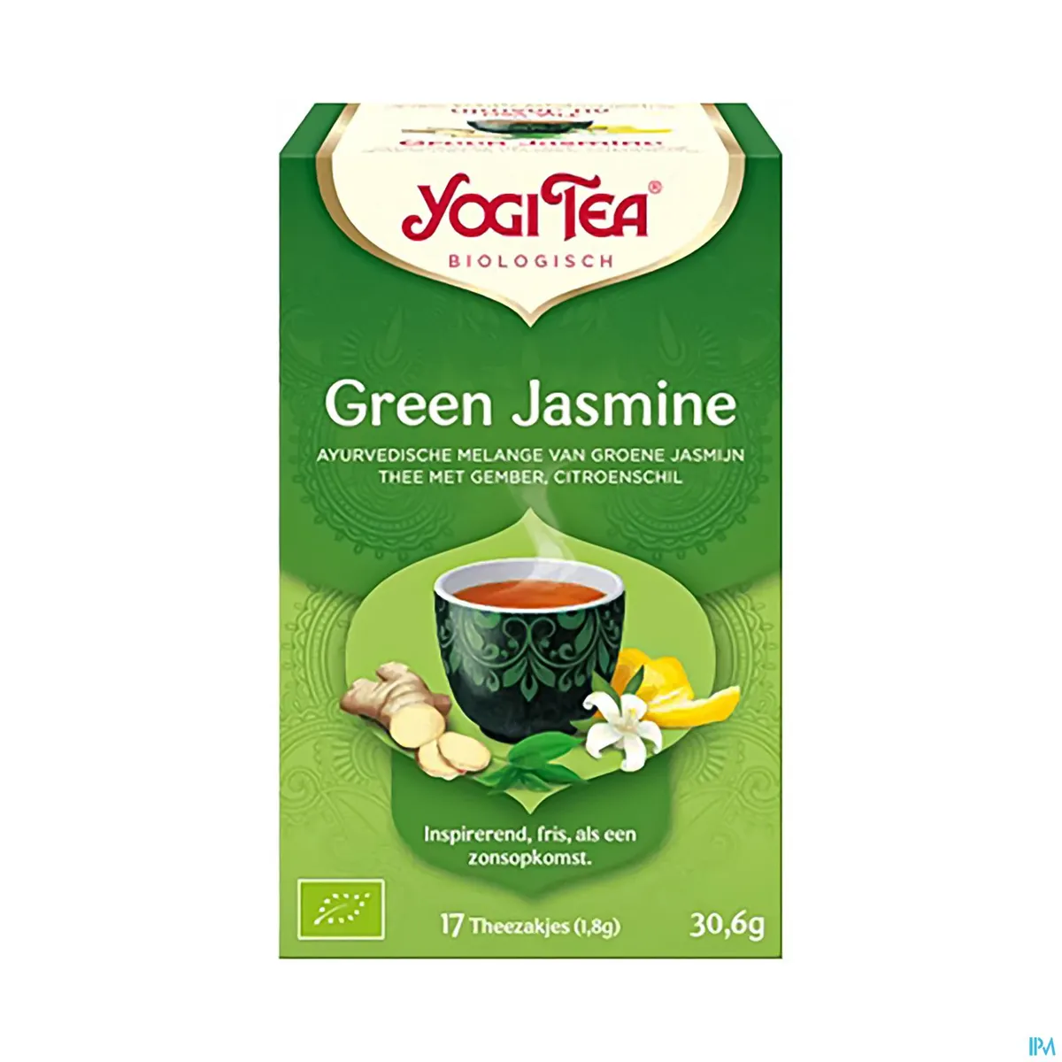 Yogi Tea Infusion Thé Vert Au Jasmin Bio 17 Sachets