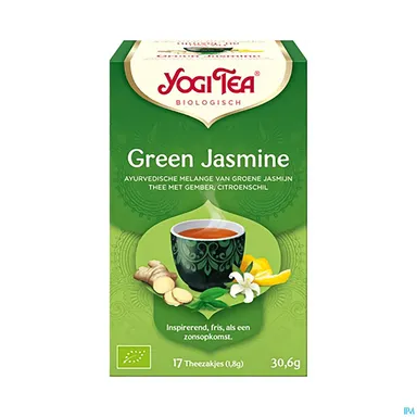 Yogi Tea Infusion Thé Vert Au Jasmin Bio 17 Sachets