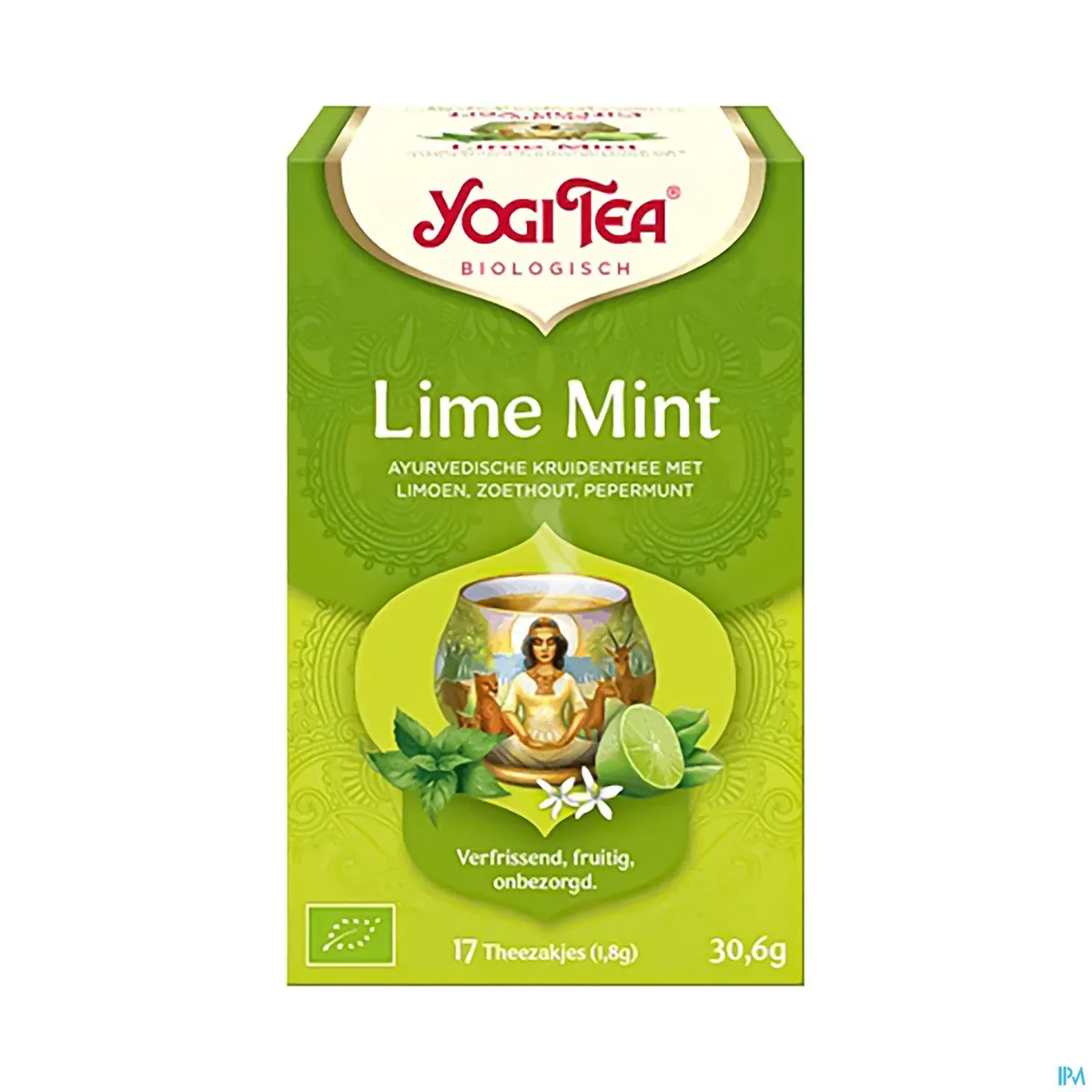 Yogi Tea Kruidenthee Lime Mint Bio 17 Theezakjes