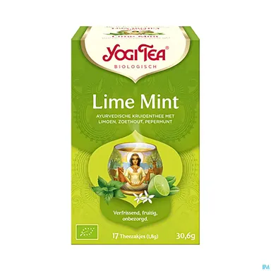 Yogi Tea Kruidenthee Lime Mint Bio 17 Theezakjes
