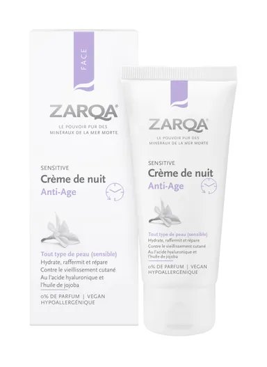 Zarqa Sensitive Crème Nuit Anti-Âge 50ml