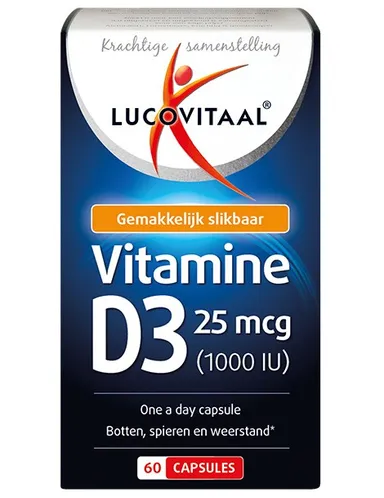 Lucovitaal Vitamine D3 1000 IE 60 Capsules