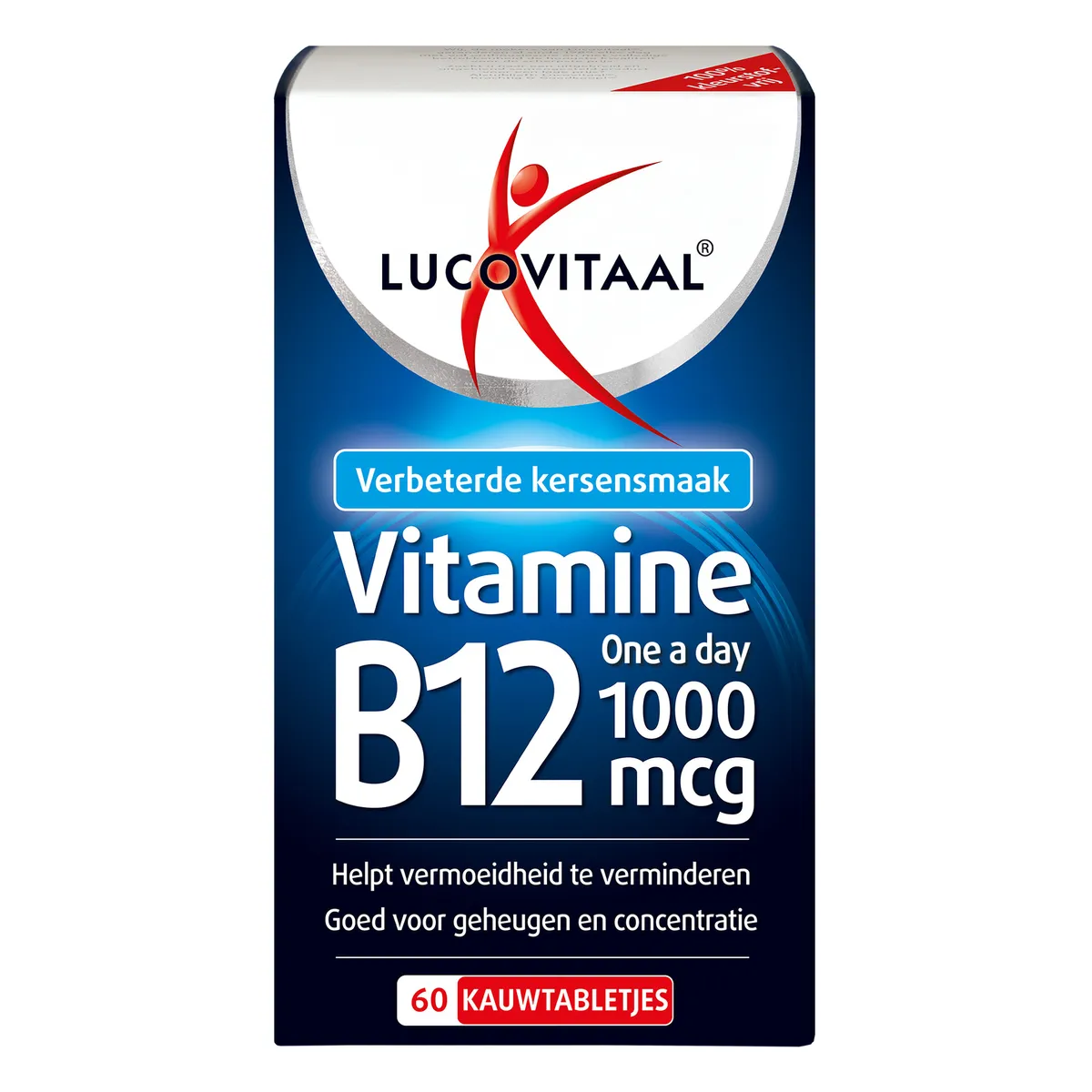 Lucovitaal Vitamine B12 One A Day 1000 mcg 60 Kauwtabletten