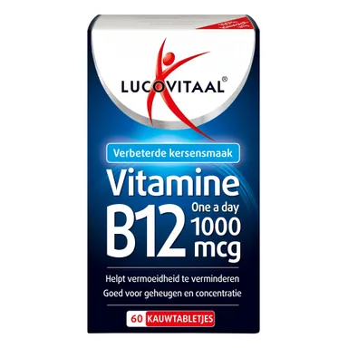 Lucovitaal Vitamine B12 One A Day 1000 mcg 60 Kauwtabletten