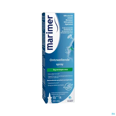 Marimer Vrijmakende Neusspray Essentiële Oliën 20 ml