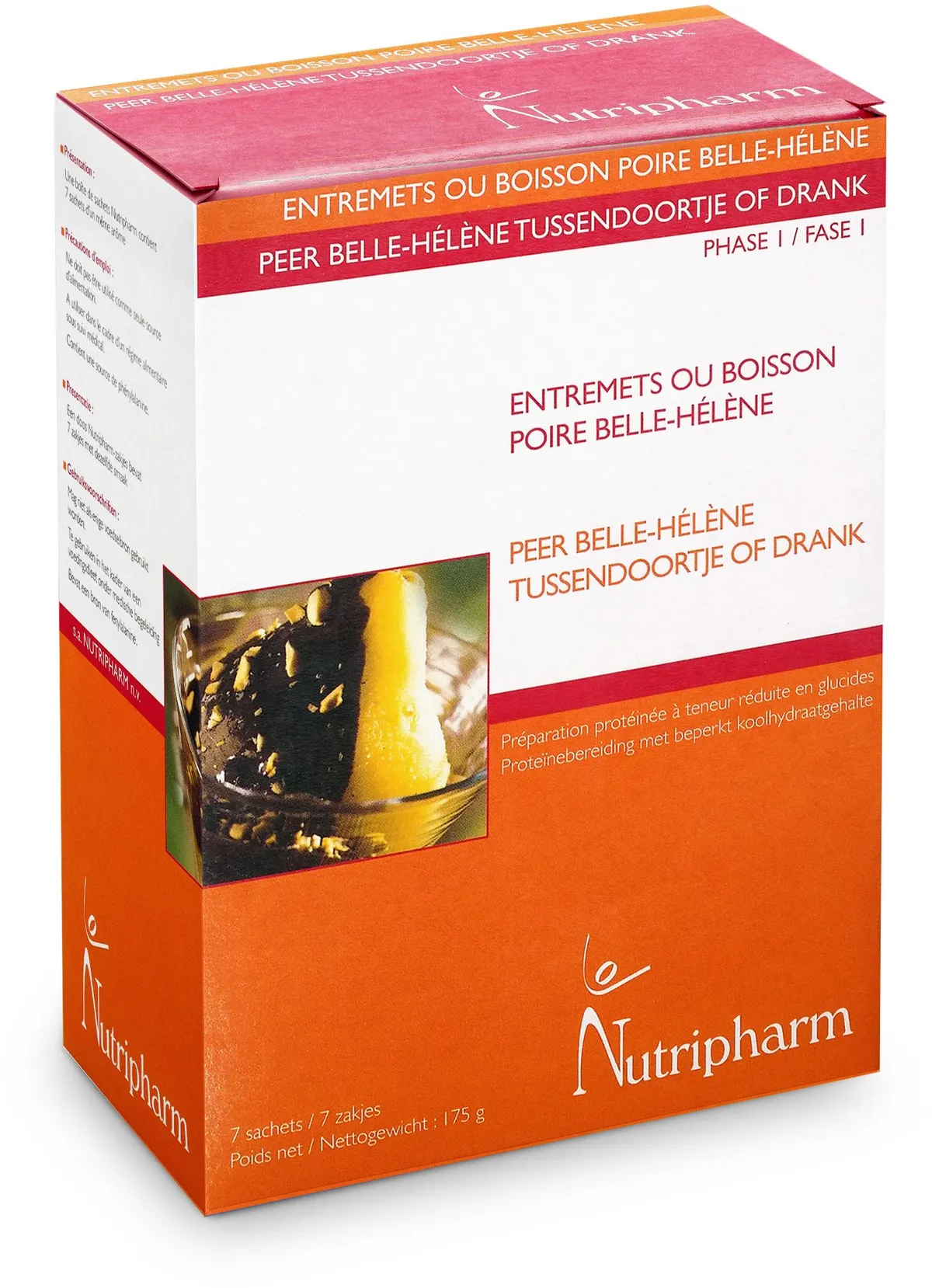 Nutripharm Entremets Poire Belle-Hélène 7 Sachets
