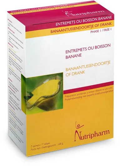 Nutripharm Entremets Banane 7 Sachets