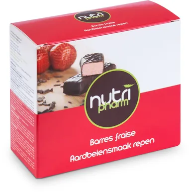 Nutripharm Barres Aardbei 5x36g