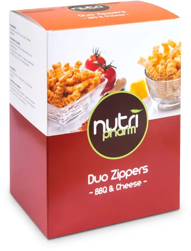 Nutripharm Duo Zippers Cheese & BBQ 5 Zakjes