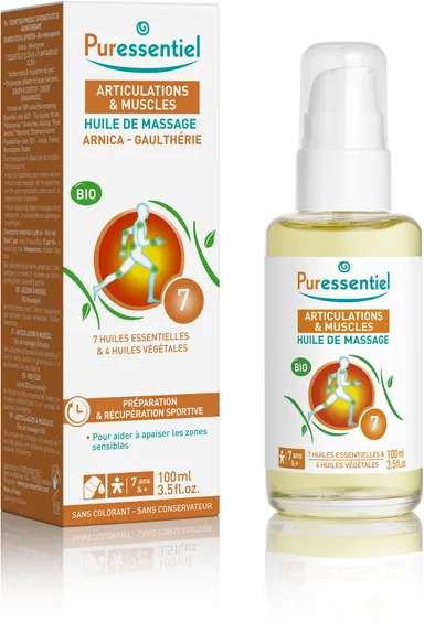 Puressentiel Bio Huile de Massage Arnica-Gaultherie 100ml