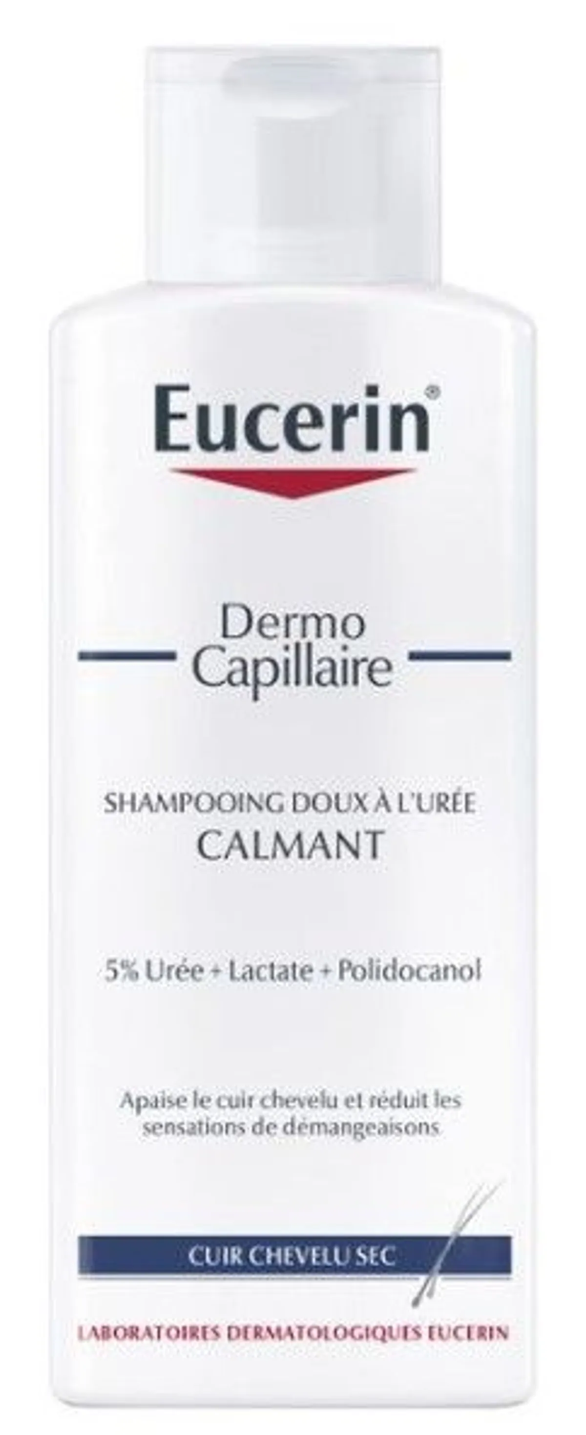 Eucerin DermoCapillaire Shampooing Doux à l'Urée Calmant Cuir Chevelu Sec 250ml