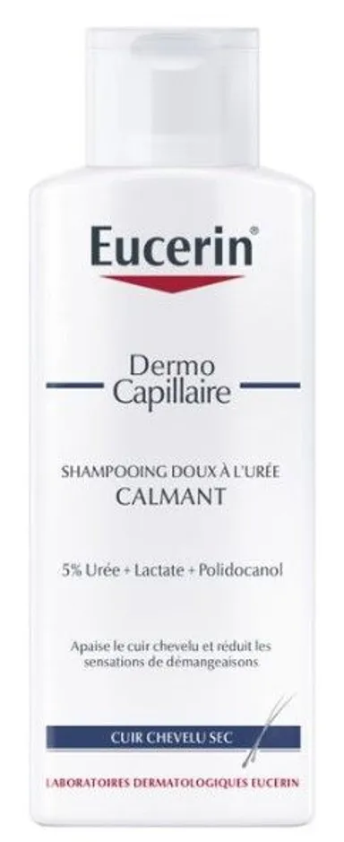 Eucerin DermoCapillaire Shampooing Doux à l'Urée Calmant Cuir Chevelu Sec 250ml