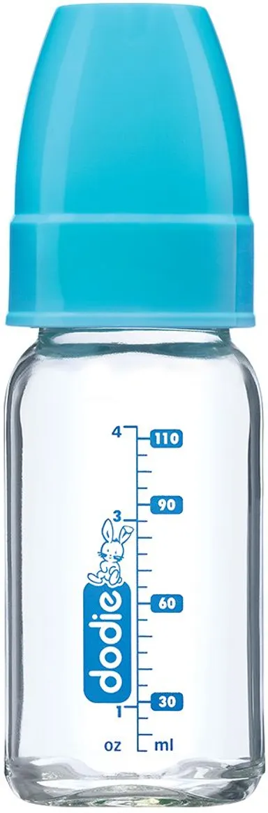 Dodie Biberon Verre Col Etroit (Bleu) 120ml