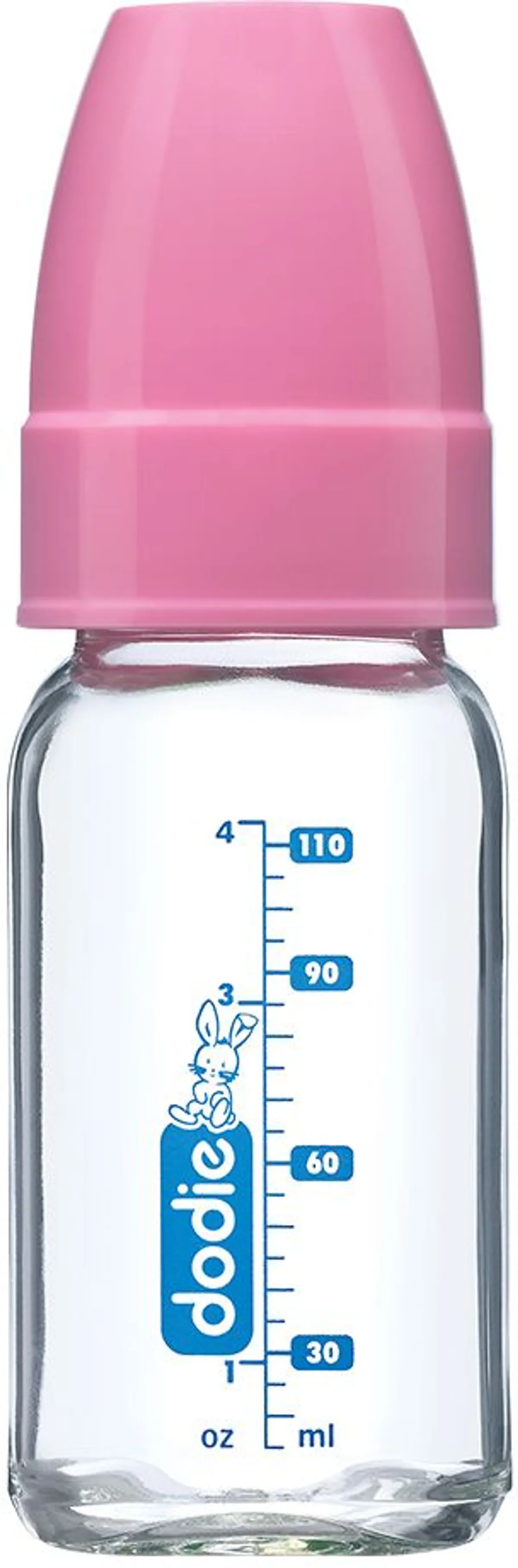 Dodie Biberon Verre Col Etroit (Rose) 120ml