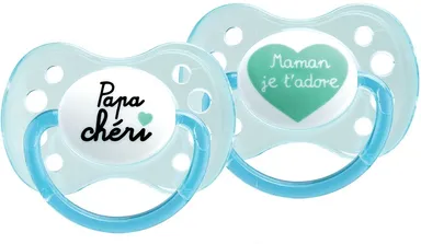 Dodie Sucette Anatomique Duo Maman et Papa (0 à 6 mois)