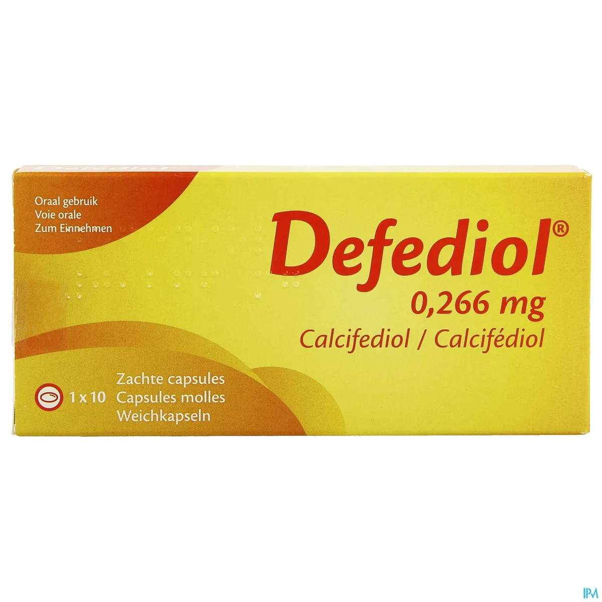 Defediol 0,266mg 10 Capsules Molles