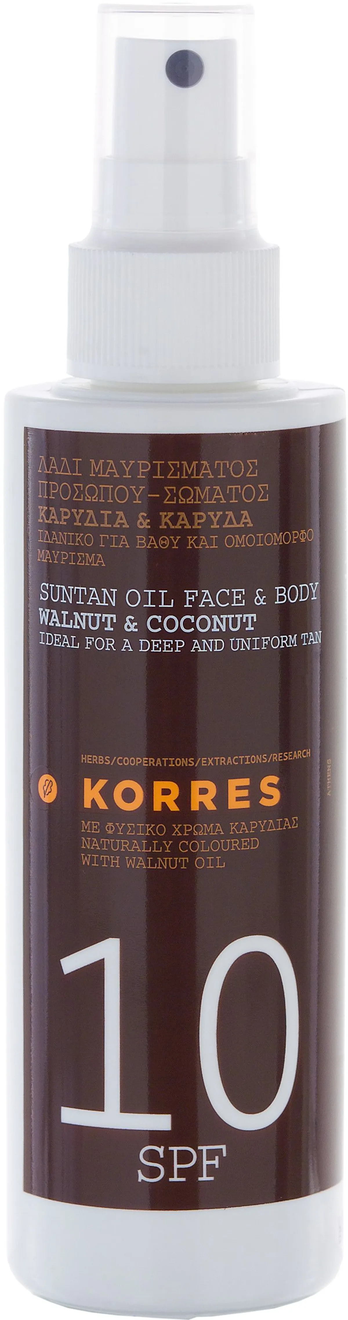 Korres KS Suntan Oil Face and Body IP10 150ml