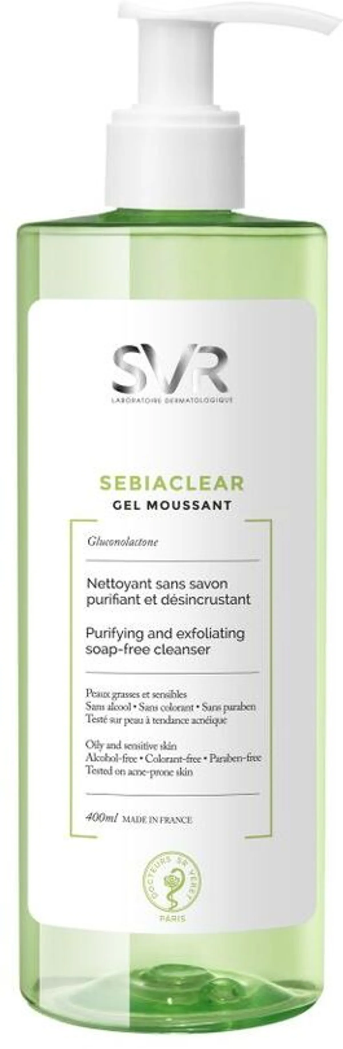 SVR Sebiaclear Gel Moussant 400ml