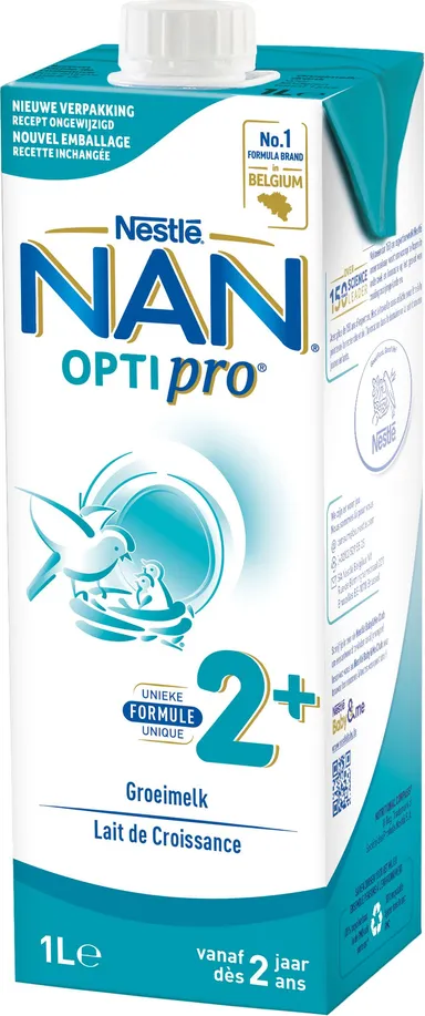 NESTLÉ NAN Optipro Lait de Croissance 2+ Bébé 1L