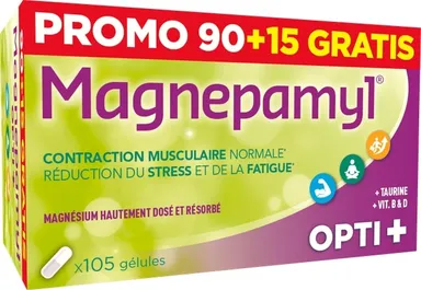 Magnepamyl OPTI+ 90 Gélules (+15 Gratuites)