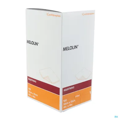 Melolin 100 Steriele Kompressen 10x10cm