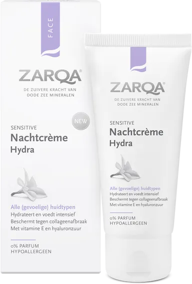 Zarqa Sensitive Crème Nuit Hydra 50ml