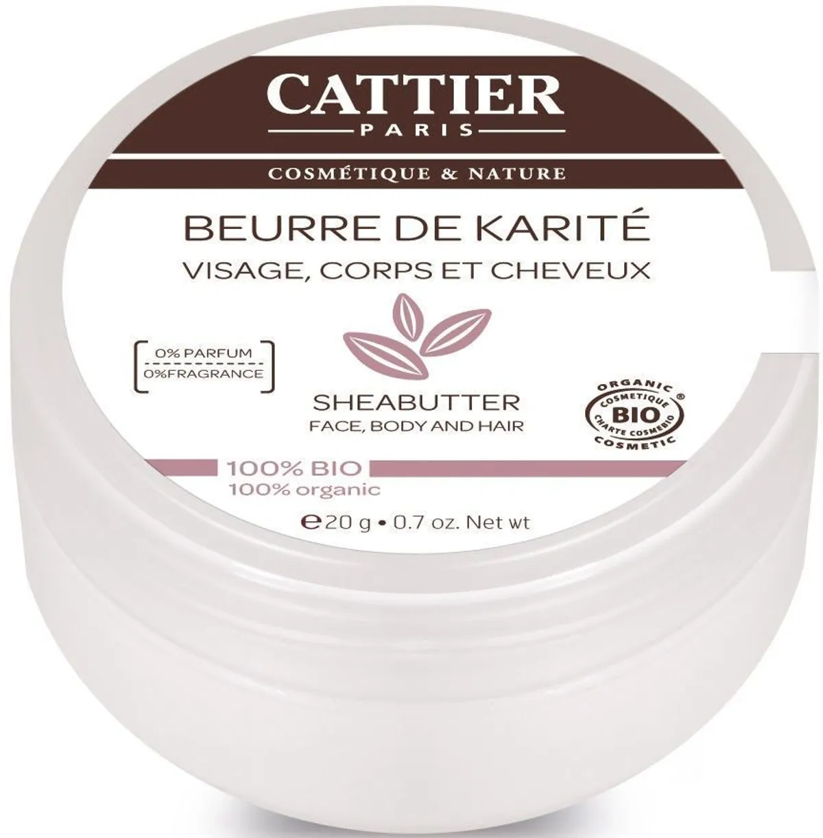 Cattier Sheaboter Natuur Bio 20ml