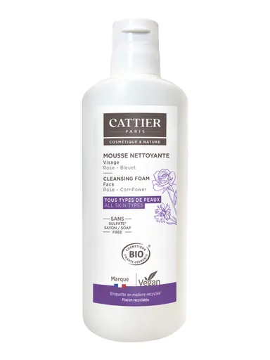 Cattier Nuage Céleste Mousse Nettoyante Visage 150ml