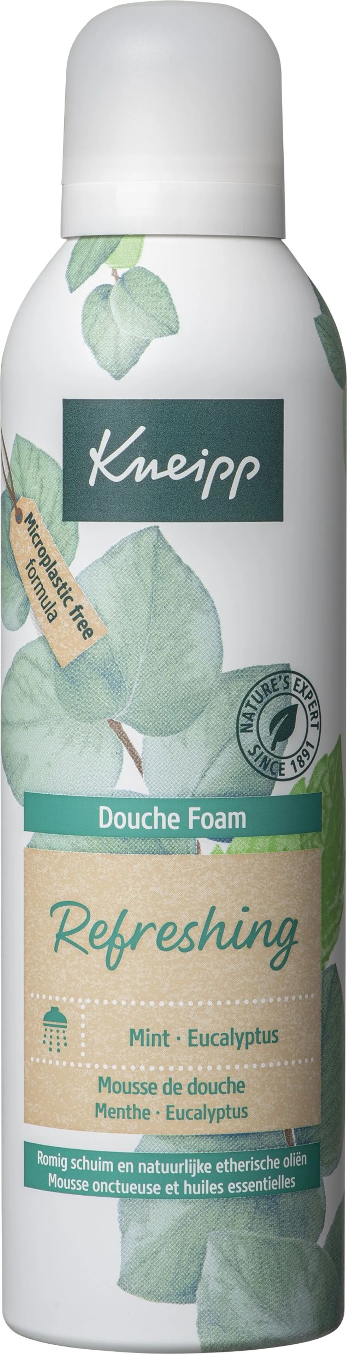 Kneipp Mousse Douche Menthe Eucalyptus 200ml