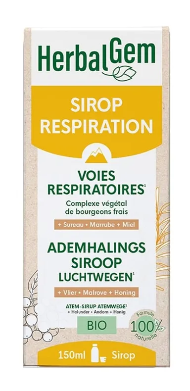Herbalgem Sirop Respiration BIO 150ml