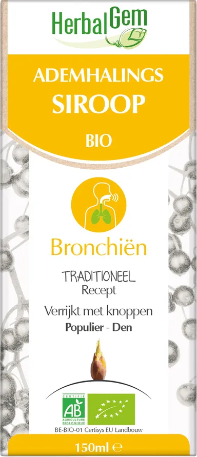 Herbalgem Ademhalingssiroop BIO 150ml