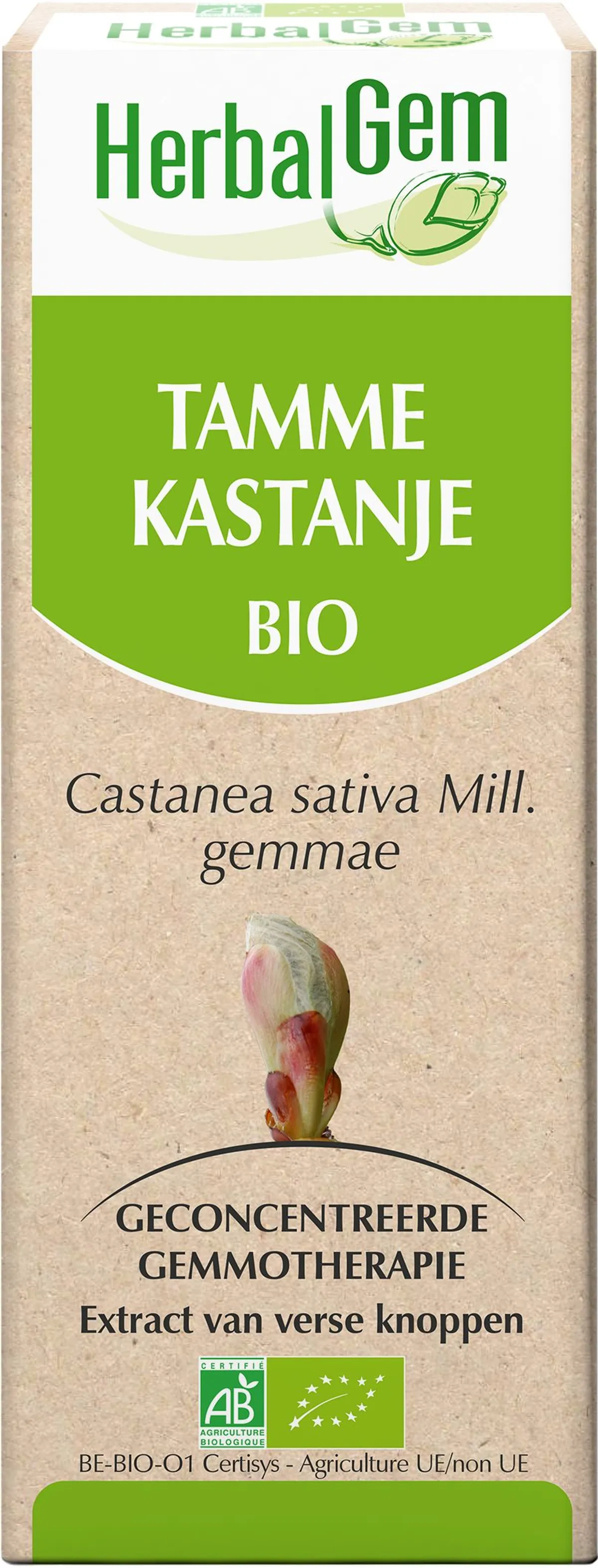 Herbalgem Tamme Kastanjelaar Maceraat 15ml