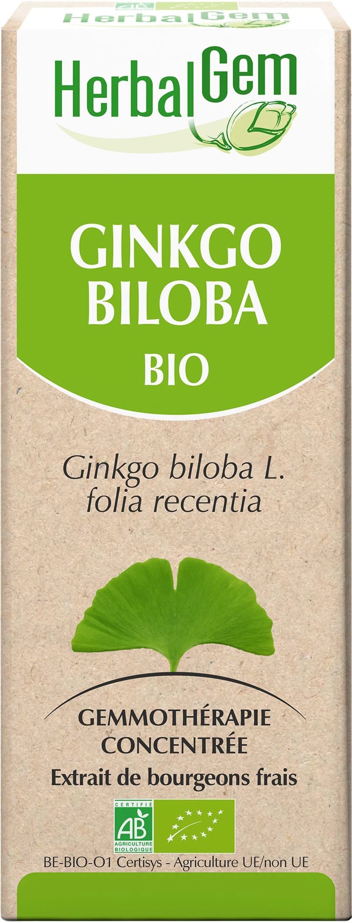 Herbalgem Ginkgo Biloba Macérat 15ml
