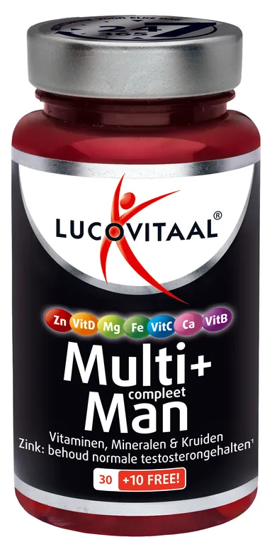 Lucovitaal Multi+ Complet Homme 30+10 Comprimés