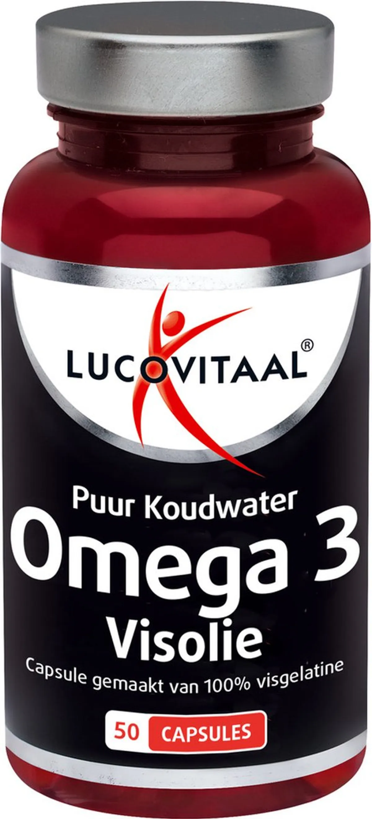 Lucovitaal Puur Koudwater Omega-3 Visolie 50 Capsules