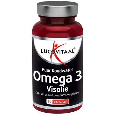 Lucovitaal Puur Koudwater Omega-3 Visolie 50 Capsules