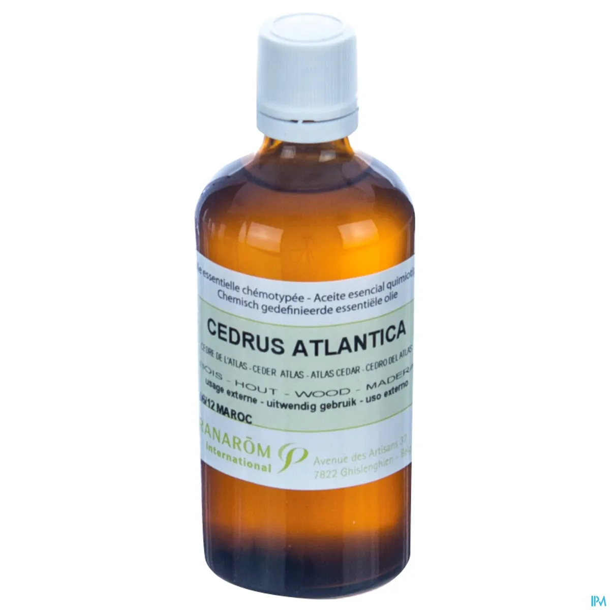 Pranarôm Cèdre de l'Atlas Huile Essentielle 100ml