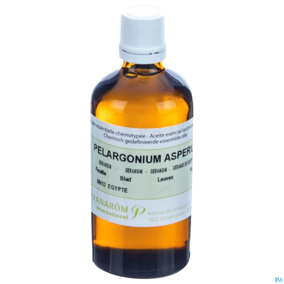 Pranarôm Géranium d'Egypte Huile Essentielle 100ml