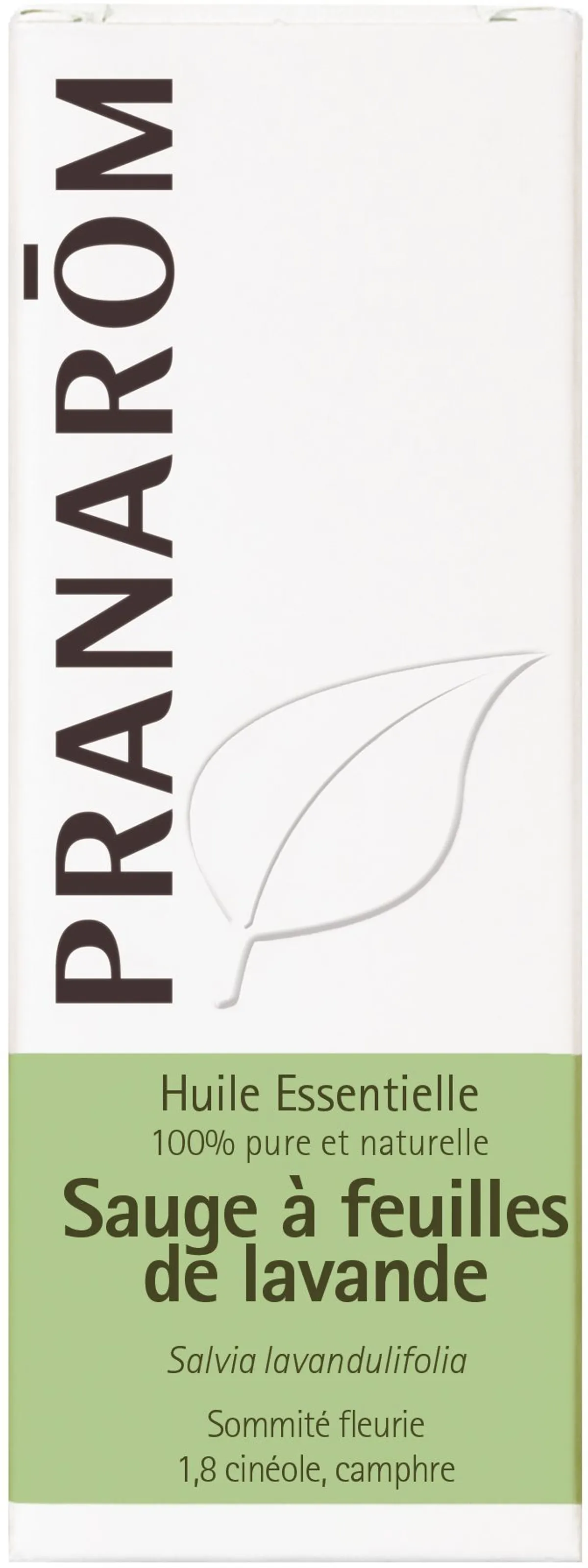 Pranarôm Sauge à Feuilles de Lavande Huile Essentielle 10ml