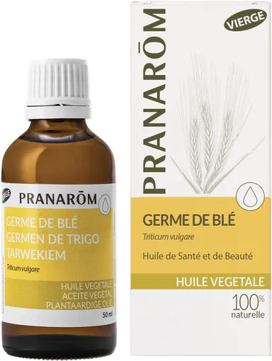 Pranarôm Germe de Blé Huile Végétale Vierge 50ml